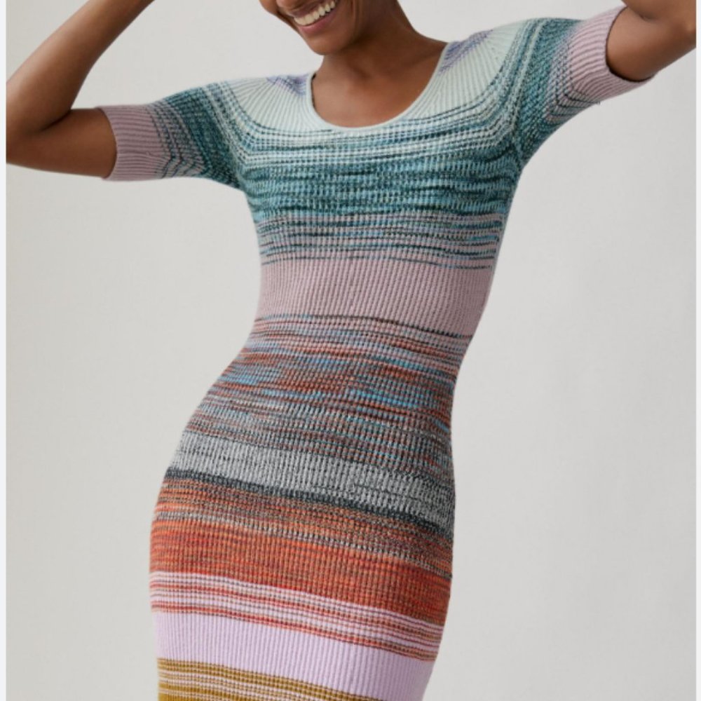 Space-Dyed Knit Dress